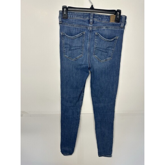 American Eagle Juniors Super High Rise Jegging, Size 4, Waist 27.5", Inseam 28 - Picture 3 of 8